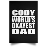 Cody World's Okayest Dad - Poster Portrait