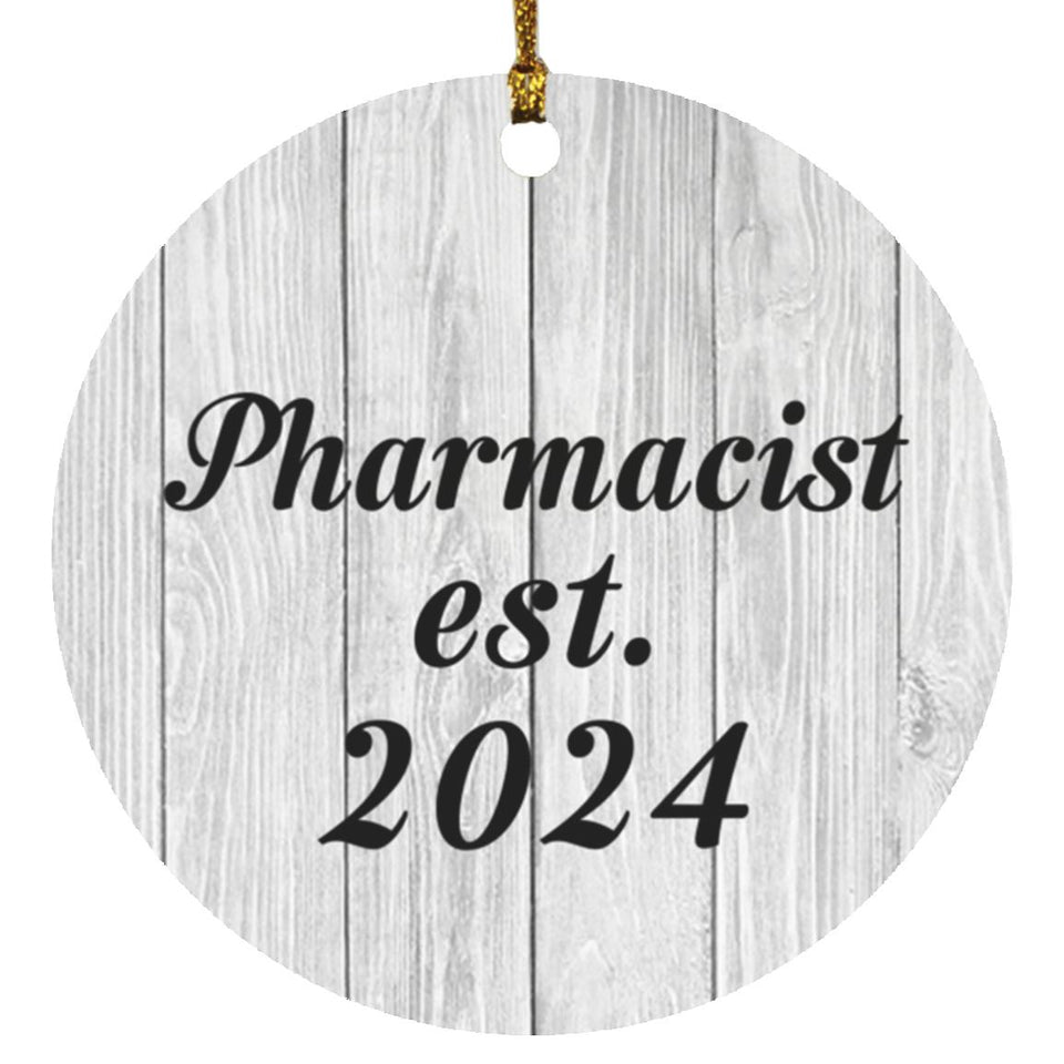 Pharmacist Established Est. 2024 - Circle Ornament F
