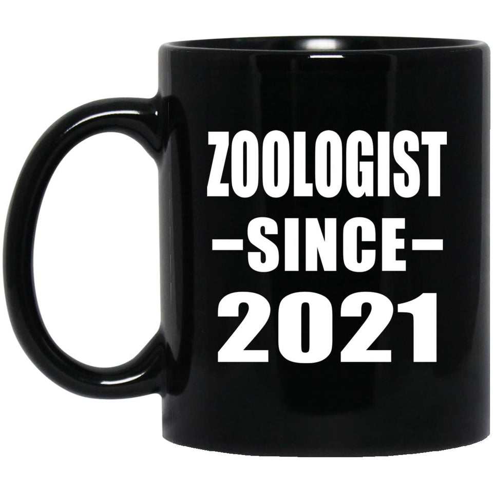 Zoologist Since 2021 - 11oz Coffee Mug Black