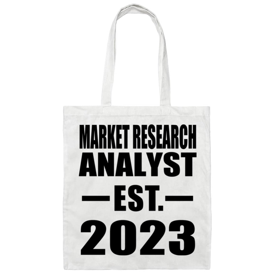Market Research Analyst Established EST. 2023 - Tote Bag White