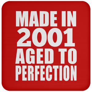 23rd Birthday Made In 2001 Aged to Perfection - Drink Coaster