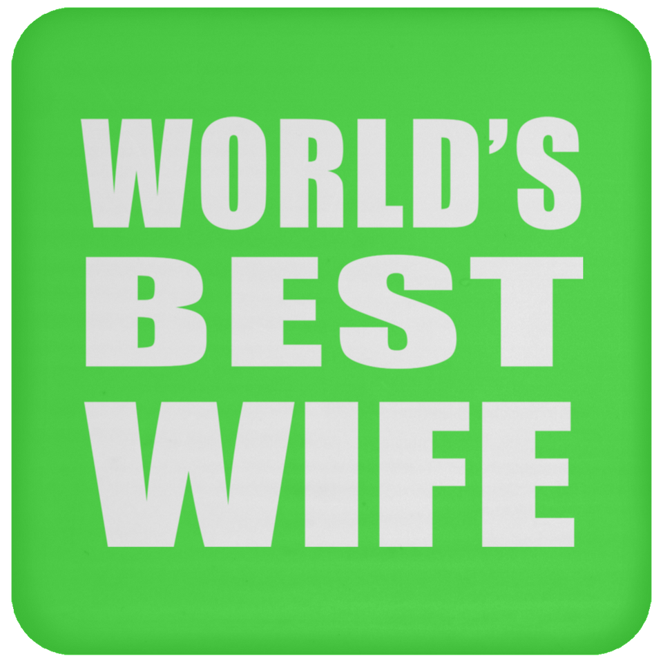 World's Best Wife - Drink Coaster