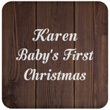 Karen Baby's First Christmas - Drink Coaster D