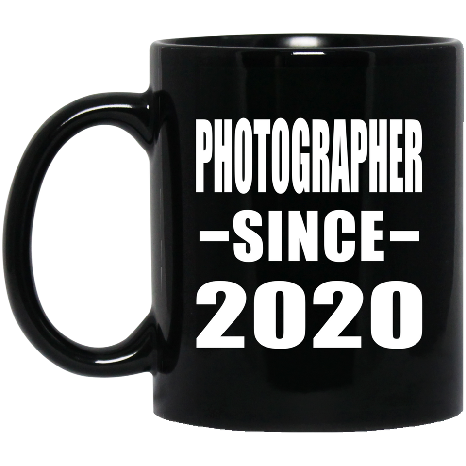 Photographer Since 2020 - 11oz Coffee Mug Black
