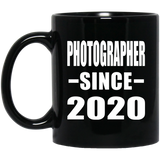 Photographer Since 2020 - 11oz Coffee Mug Black