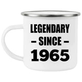 59th Birthday Legendary Since 1965 - 12oz Camping Mug