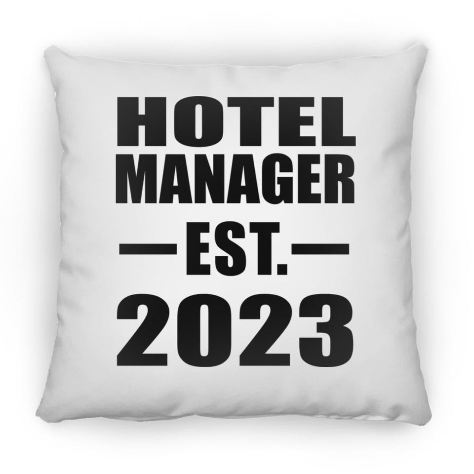 Hotel Manager Established EST. 2023 - Throw Pillow