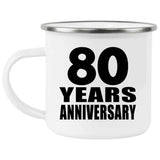 80th Anniversary 80 Years - 12oz Camping Mug