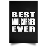Best Mail Carrier Ever - Poster Portrait
