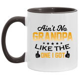 Ain't No Grandpa Like The One I Got - 11oz Accent Mug Black