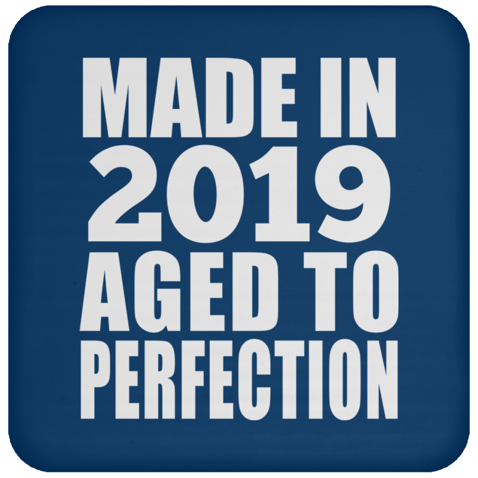 5th Birthday Made In 2019 Aged to Perfection - Drink Coaster