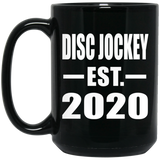 Disc Jockey Established EST. 2020 - 15oz Coffee Mug