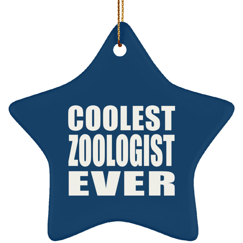Coolest Zoologist Ever - Star Ornament