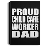 Proud Child Care Worker Dad - Canvas Portrait