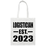 Logistician Established EST. 2023 - Tote Bag White