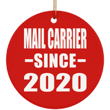 Mail Carrier Since 2020 - Circle Ornament