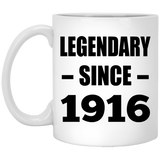 108th Birthday Legendary Since 1916 - 11oz Coffee Mug