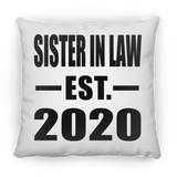 Sister In Law Established EST. 2020 - Throw Pillow