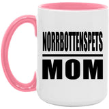 Norrbottenspets Mom - 15oz Accent Mug Pink