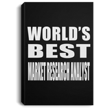 World's Best Market Research Analyst - Canvas Portrait