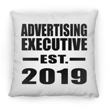 Advertising Executive Established EST. 2019 - Throw Pillow
