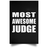 Most Awesome Judge - Poster Portrait