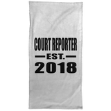 Court Reporter Established EST. 2018 - Hand Towel