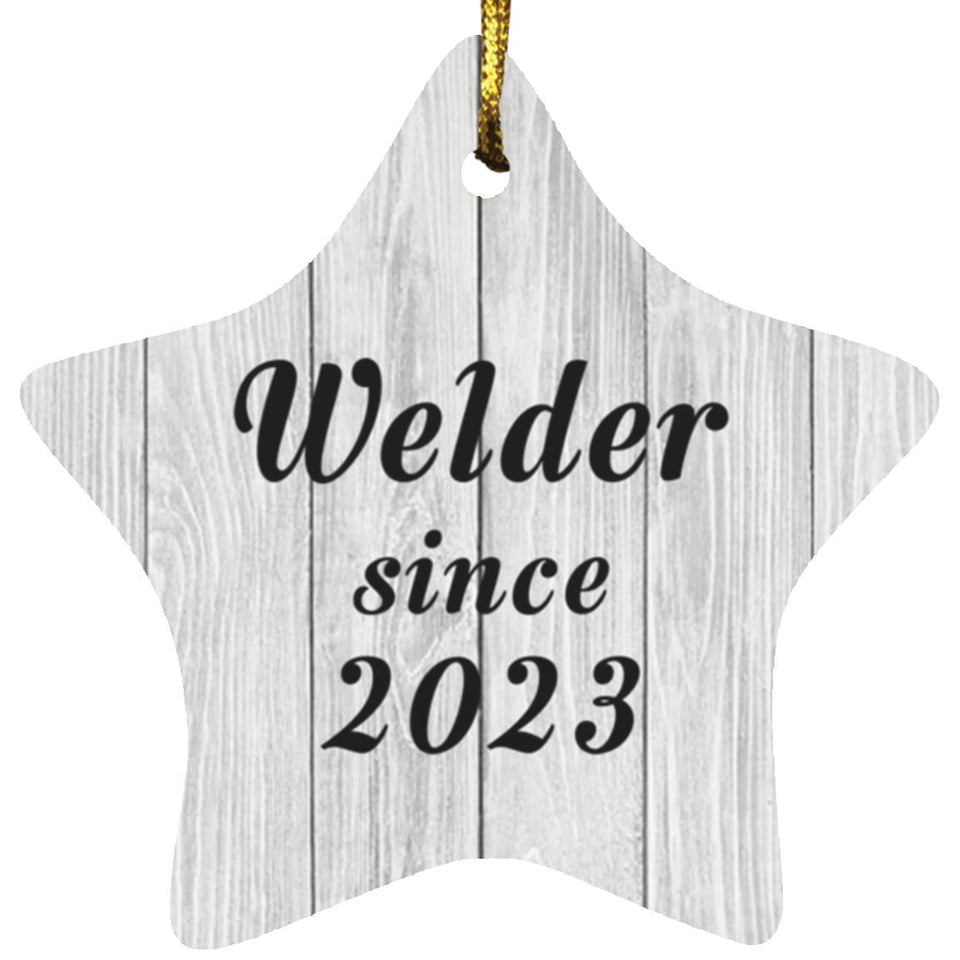 Welder Since 2023 - Star Ornament F