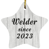Welder Since 2023 - Star Ornament F