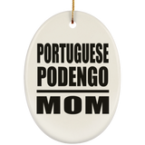 Portuguese Podengo Mom - Oval Ornament