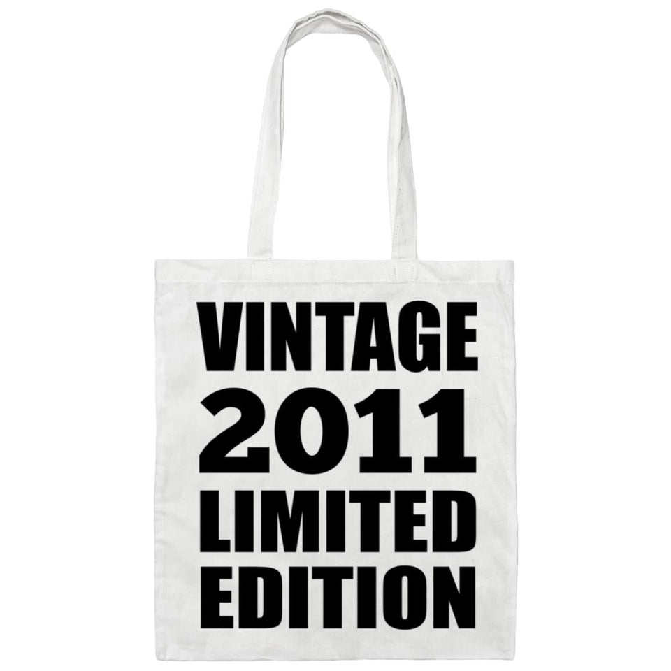 13th Birthday Vintage 2011 Limited Edition - Tote Bag White
