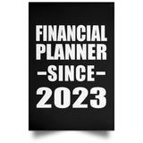Financial Planner Since 2023 - Poster Portrait