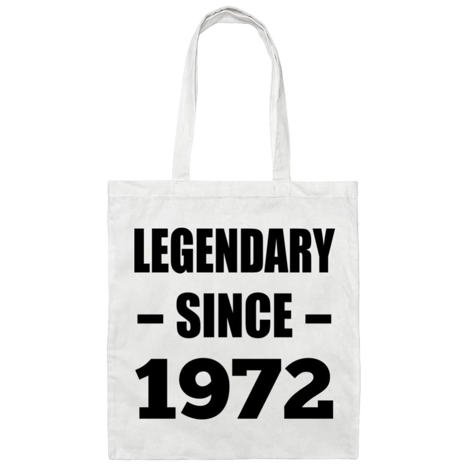 52nd Birthday Legendary Since 1972 - Tote Bag White