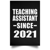 Teaching Assistant Since 2021 - Poster Portrait