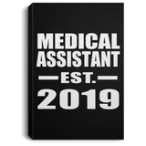 Medical Assistant Established EST. 2019 - Canvas Portrait
