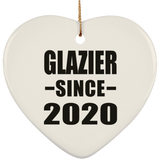 Glazier Since 2020 - Heart Ornament