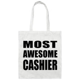 Most Awesome Cashier - Tote Bag White