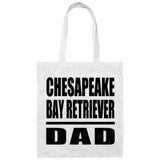 Chesapeake Bay Retriever Dad - Tote Bag White