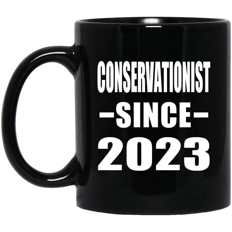 Conservationist Since 2023 - 11oz Coffee Mug Black