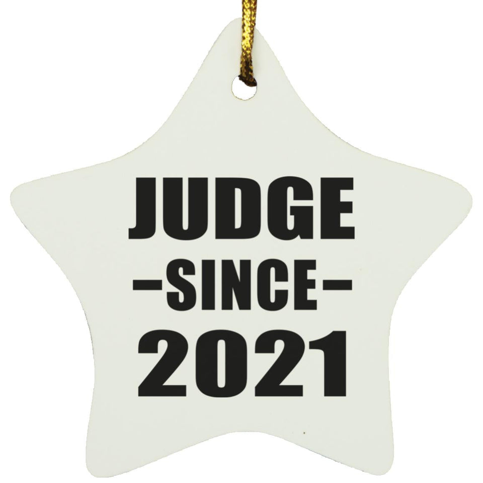 Judge Since 2021 - Star Ornament
