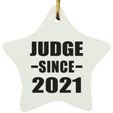 Judge Since 2021 - Star Ornament
