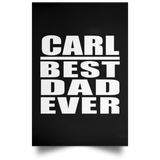 Carl Best Dad Ever - Poster Portrait