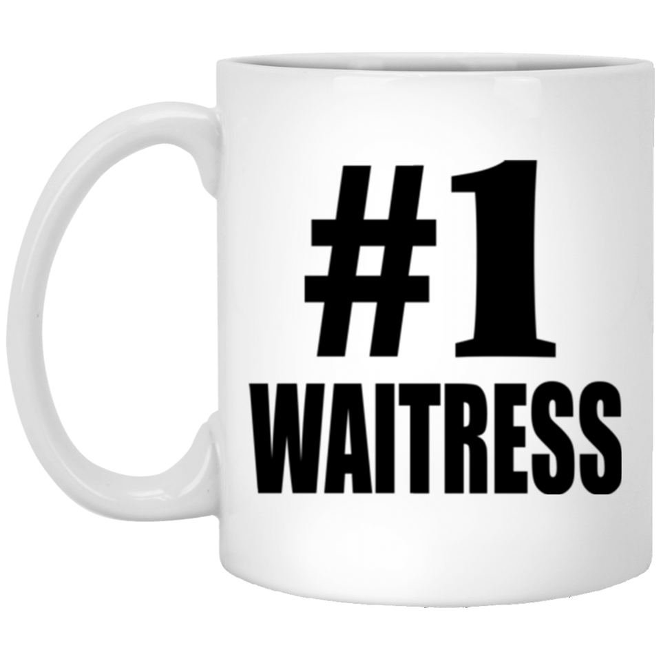 Number One #1 Waitress - 11 Oz Coffee Mug