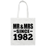 42nd Anniversary Mr & Mrs Since 1982 - Tote Bag White