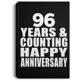 Happy 96th Anniversary 96 Years & Counting - Canvas Portrait