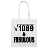 33rd Birthday Square Root of 1089 & Fabulous - Tote Bag White
