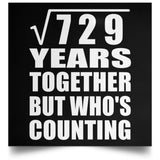 27th Anniversary Square Root of 729 Years Who's Counting - Poster Square