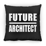 Future Architect - Throw Pillow Black