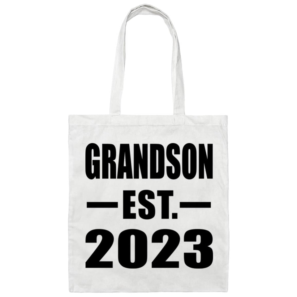Grandson Established EST. 2023 - Tote Bag White