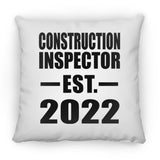 Construction Inspector Established EST. 2022 - Throw Pillow
